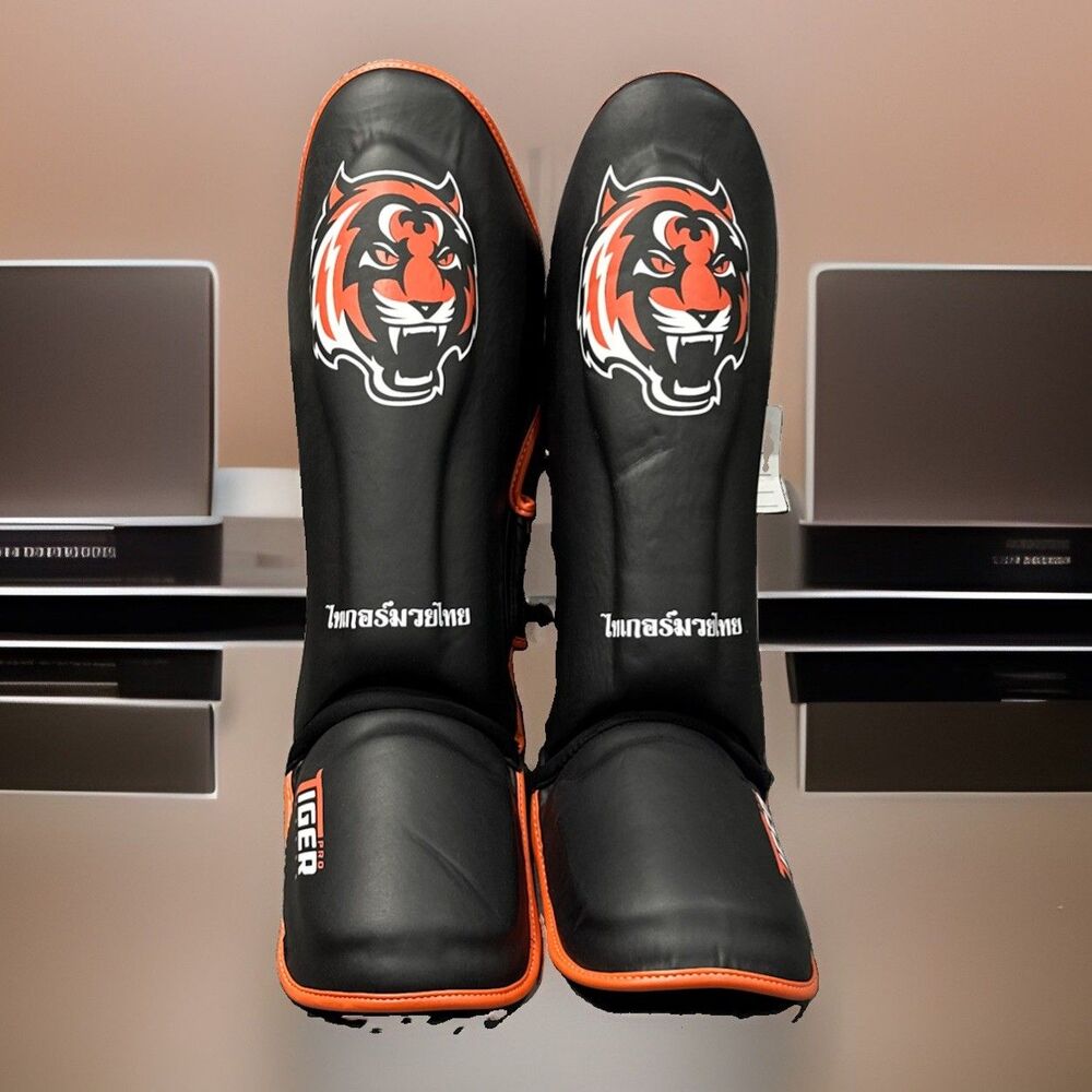 Muay Thai Shin Guards Boxing MMA Kickboxing Martial Arts Leg shin Pads Sparring